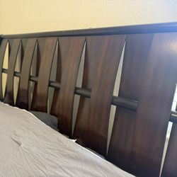 King Size Headboard, Mattress and Box Spring 
