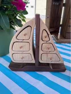 Handcrafted Sailboat Bandsaw Box