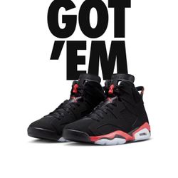 Retro Jordan 6 Infrared Salesman 