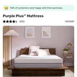 Purple Plush King Size Brand New