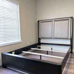Queen Bed frame with Headboard