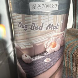 Dog Bed Mat 28x70” Grey