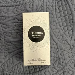 L’Homme Intense France. Eau De Parfam. 3.4 FL Natural spray. Brand New!