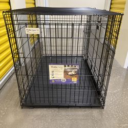 New MidWest Ovation Trainer Hybrid Dog Pen 48” 2 Door Foldable Collapsible Divider Leak Proof Pan 