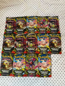 Pokémon (14) Perfect Order packs