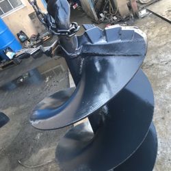 24 inch auger bit with 2 inch round shaft