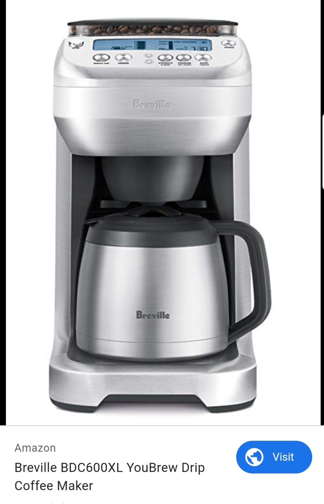 Breville bdc600xl coffee maker