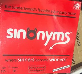 Sinonyms - Best New Adult Party Board/Card Game - Raunchy Rowdy & Rapid-Fire Fun $10