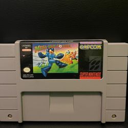 Mega Man Soccer SNES - Retro Video Game