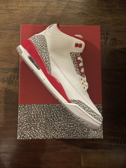 Brand New Jordan 3 Retro Cardinal Red