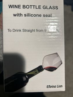 Wine Bottle Glass And Stopper