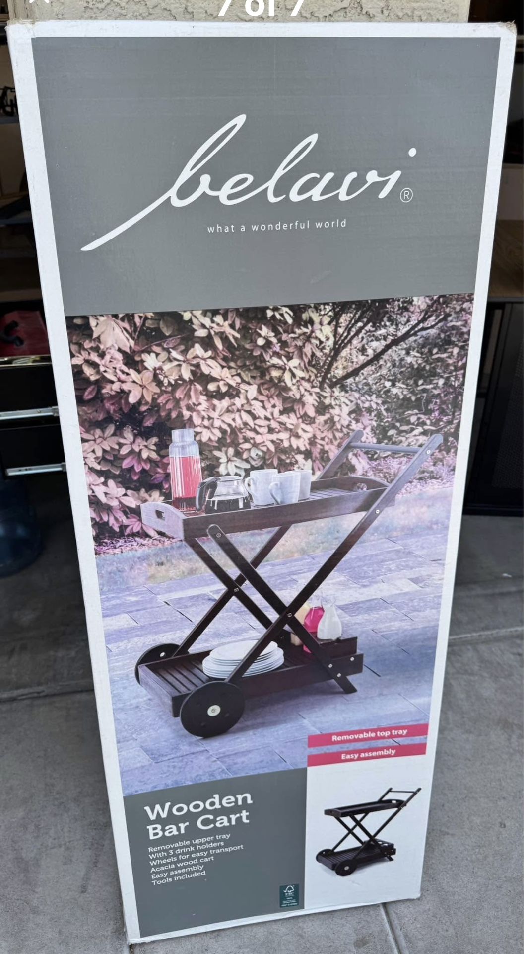 New Wooden BART Cart $40 Gilbert And Ray Rd. Check All Pics And Offers.