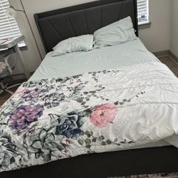 Queen Bed frame With Mattress