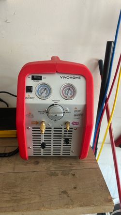 VIVOHOME Refrigerant Recovery Machine + Vacuum Pump + Gauge set