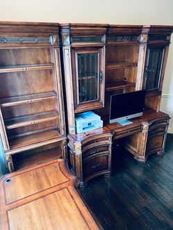 Barolo Office Furniture Measures E.76”W x56”H x17”D F.76”W x31”H x25”D  M.60”Wx31”Hx31”D Q.32”Wx56”1