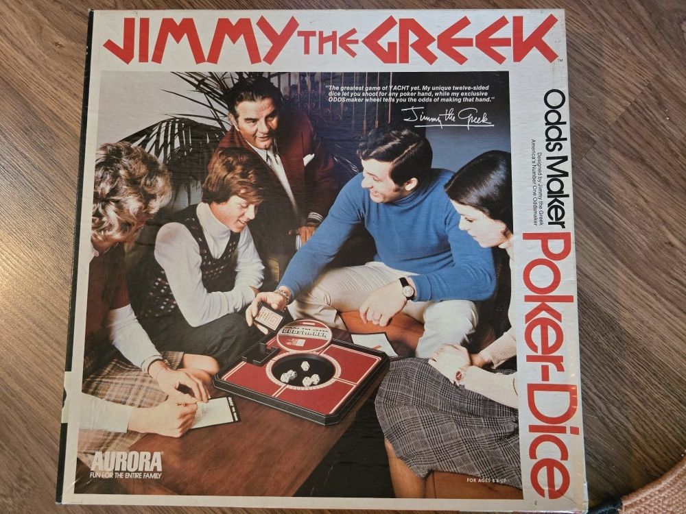 Jimmy The Greek - Odds Maker - Poker Dice 1974