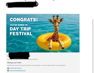 Day trip Sunday ticket