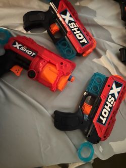 X shot toy guns
