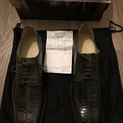 Ostrich Dress Shoes / SIze 14 Men Genuine