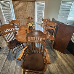 Dining Room Table Set with Table Extender