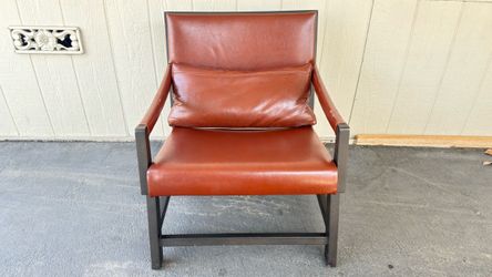 Vintage Burgundy Camerich Leather Chair