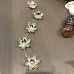 Antique Gold Candle Holder