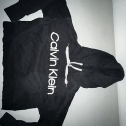 Calvin Klein Crop Top Hoodie Size Small 