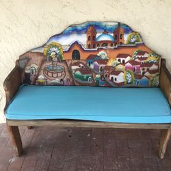 Rustic Mexican Bench