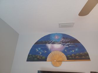 Dolphin Fan-Wall Decor