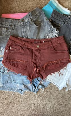 Low Rise Brandy Melville Denim Stretch Shorts