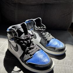 AIR JORDAN Jordan Mens 1 Retro High OG 555088 041 Royal Toe