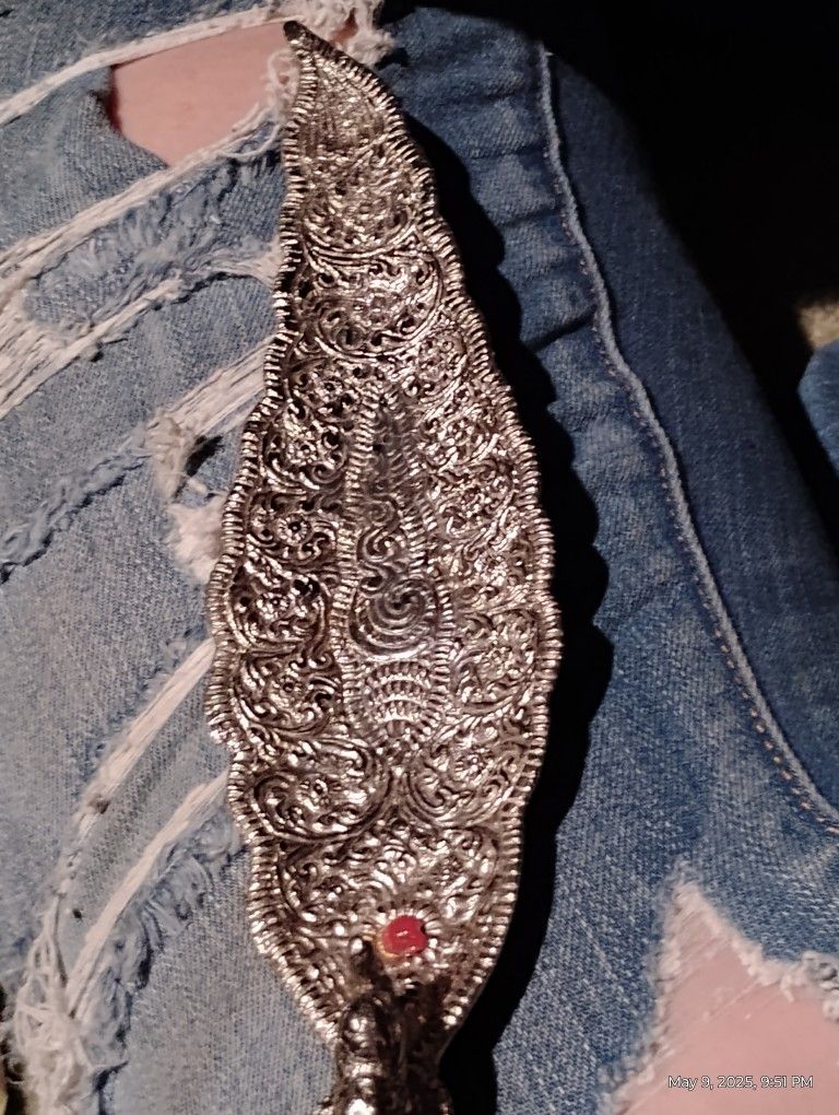Indian Metal (Silver) Incense Holder