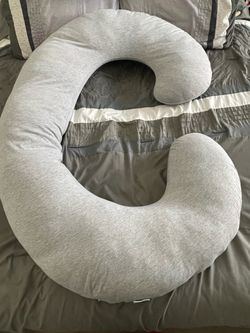 C-Shape Pregnancy Body Pillow Gray