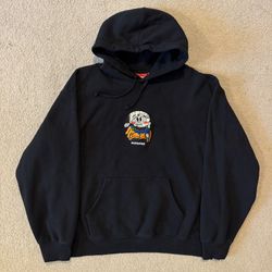 Supreme AOI Buddha Hooded Sweatshirt Black (SS23) Size X-large 