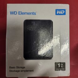 WD Elements 1 TB External Hard Drive