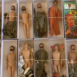 Vintage GI Joe dolls and  Jeep action figures accessories doll dolls 