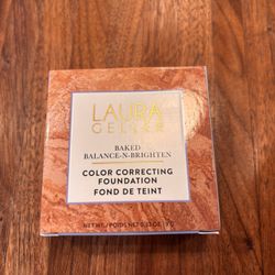 Laura Geller Baked Balance Brighten Foundation Meduim. Great Christmas Gift Idea! New In Package Located in Murray cash/Venmo. Fcfs or hold with Venmo