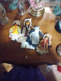 Muchecas De Colección Perfectas Para Decoración De Navidad 