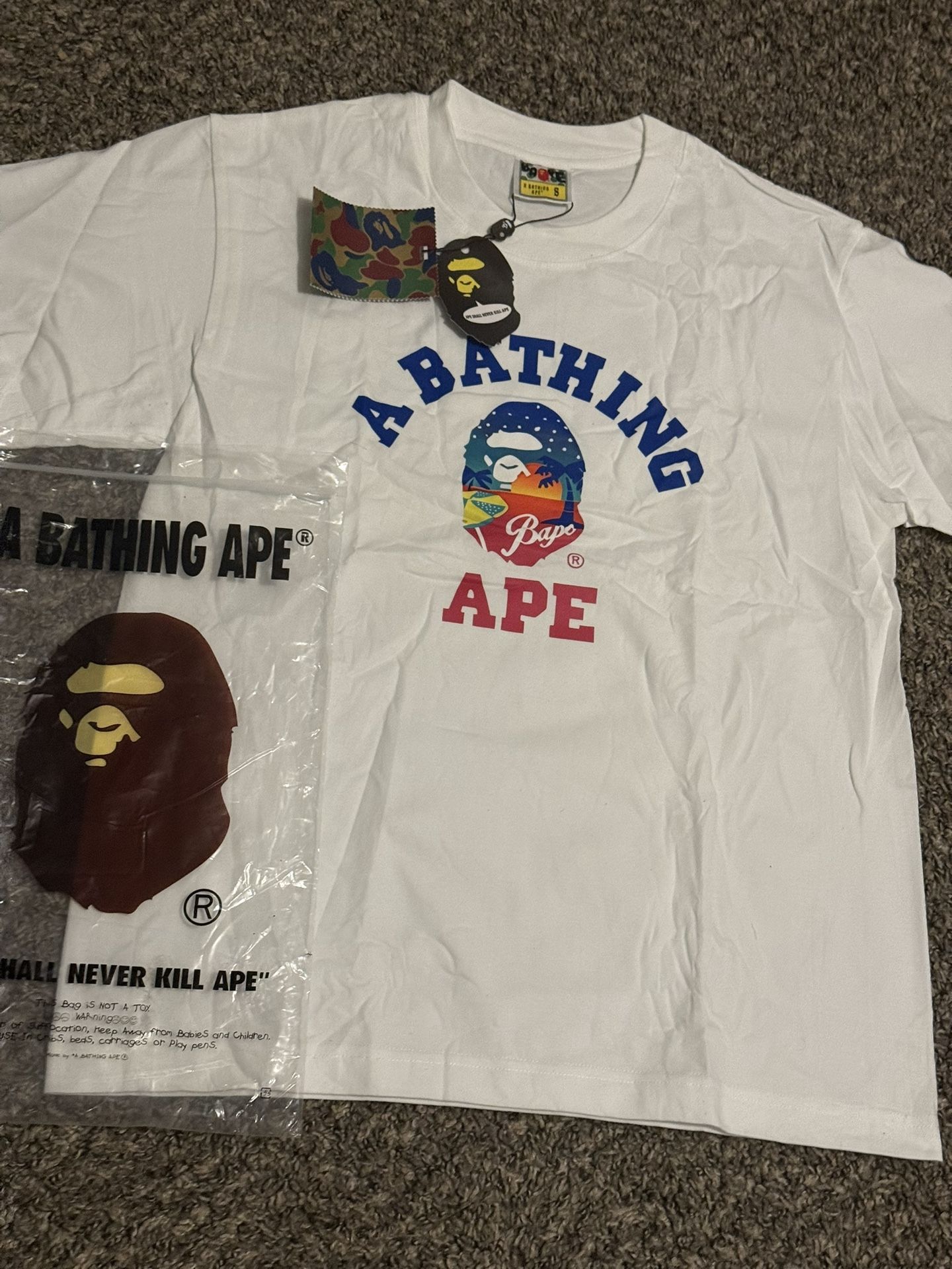 Bape T Shirt Size Small