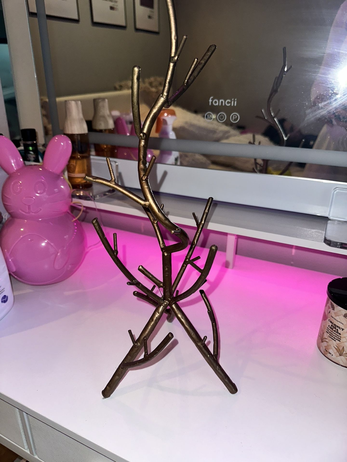Rose gold Jewelry Tree