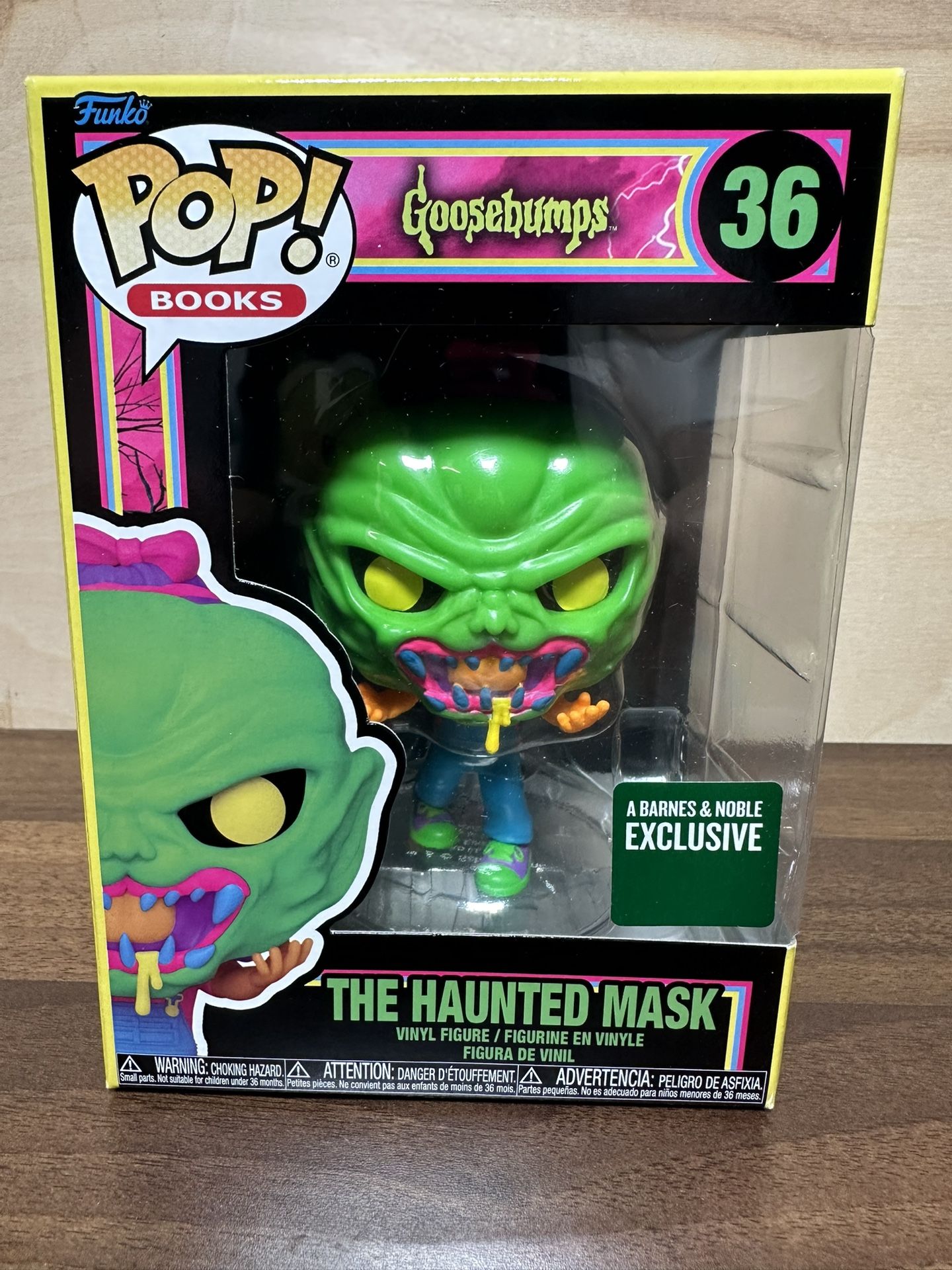 Funko Pop Goosebumps The Haunted Mask Black Light Barnes & Noble #36
