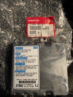 16 Honda Civic SRS Control Unit