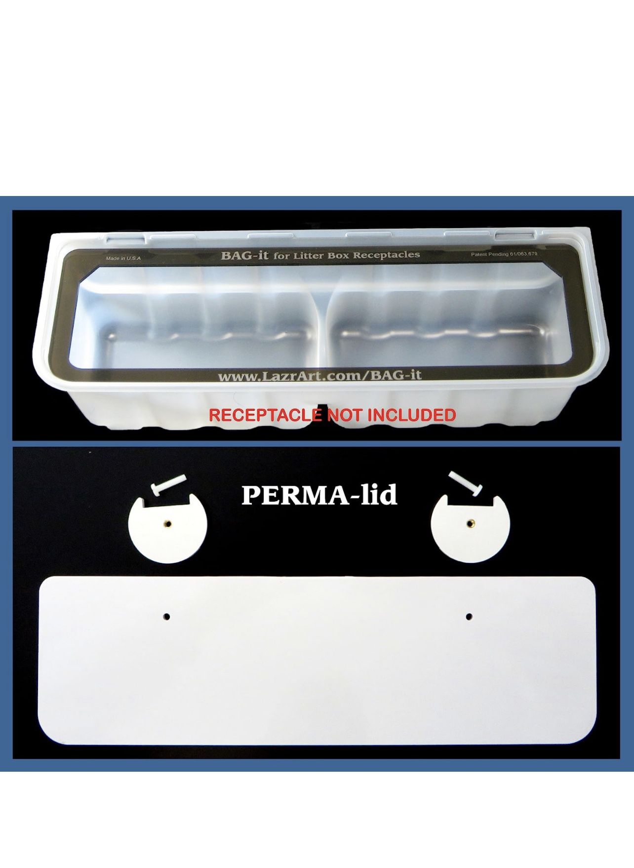 Like New Perma-lid, Bag-It and Litter Guard Set For Littermaid and Nature Miracle litter boxes