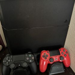 PS4 With Two Controllers