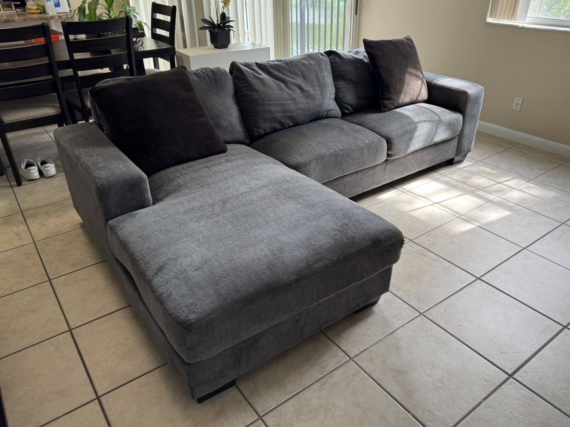 Ashley Furniture Gray Sectional Couch