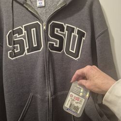 SDSU Hoodie Medium  NEW WITH TAGS!
