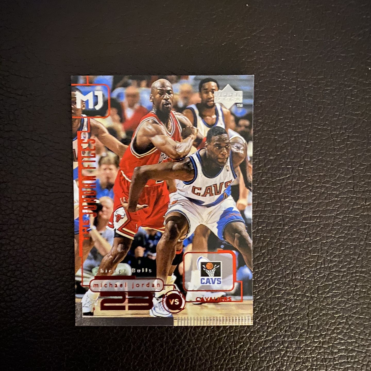 Michael Jordan 23 vs Cavs Card in Great Condition