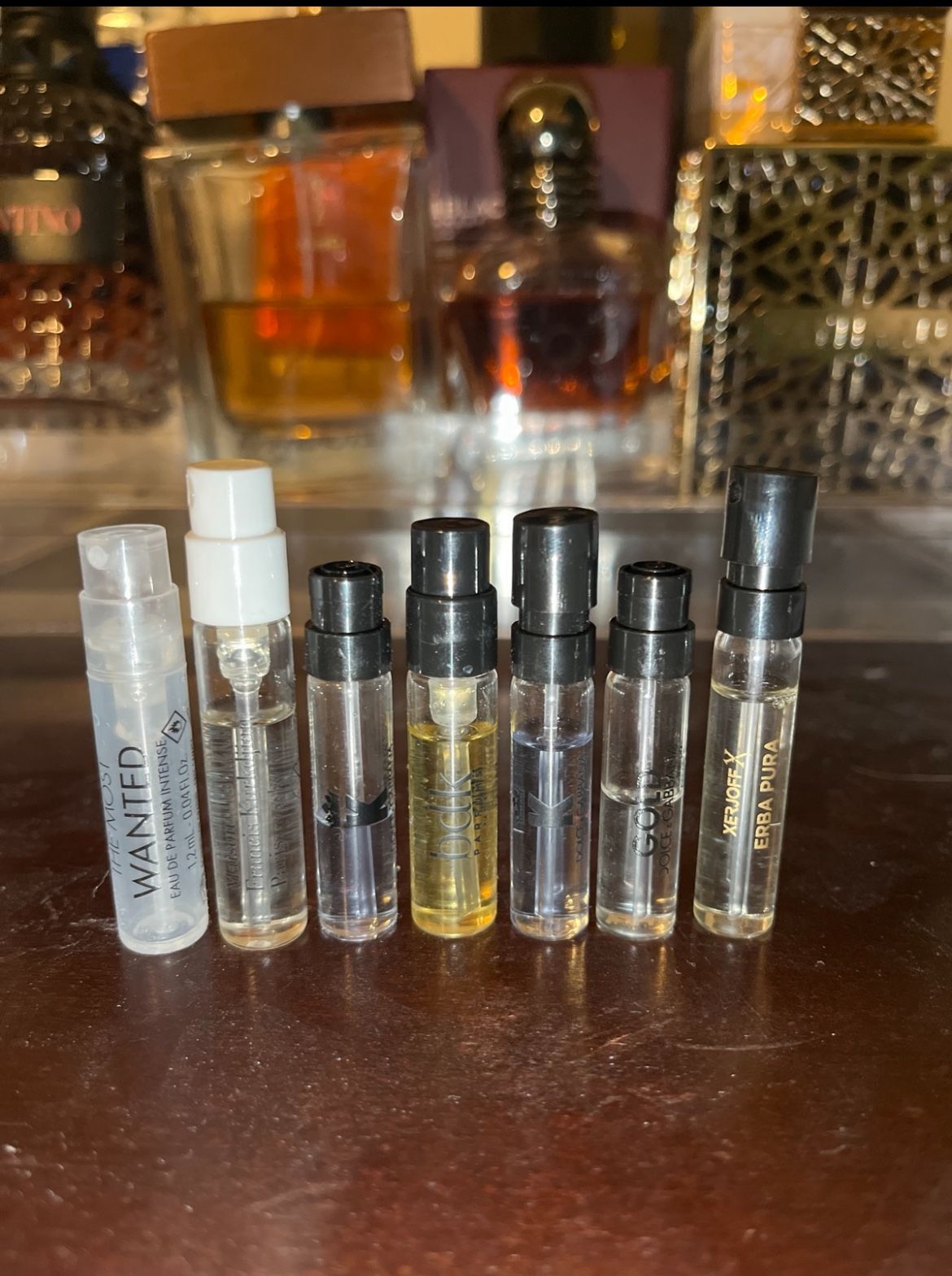 6 Fragrance Samples