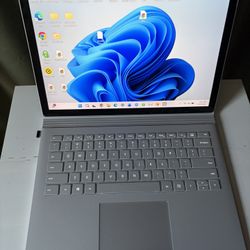 ►MICROSOFT SURFACE BOOK ► Model 1703 ►13.5” TouchScreen ►Windows 11 ► 8GB RAM