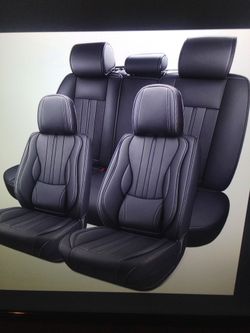 New premium seat cover set universal fit for most 2000-2026 Sedans & mid size SUVs and trucks 5-seat set